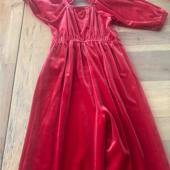 Old Navy Kids Red Velvet One Piece - Picture 2 of 3